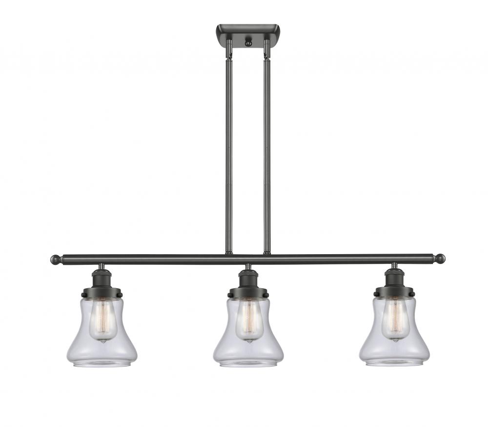 Bellmont - 3 Light - 36 inch - Oil Rubbed Bronze - Stem Hung - Island Light