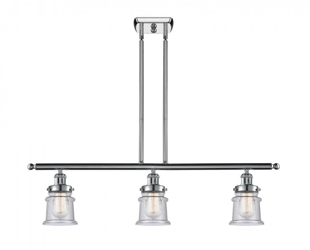 Canton - 3 Light - 36 inch - Polished Chrome - Stem Hung - Island Light