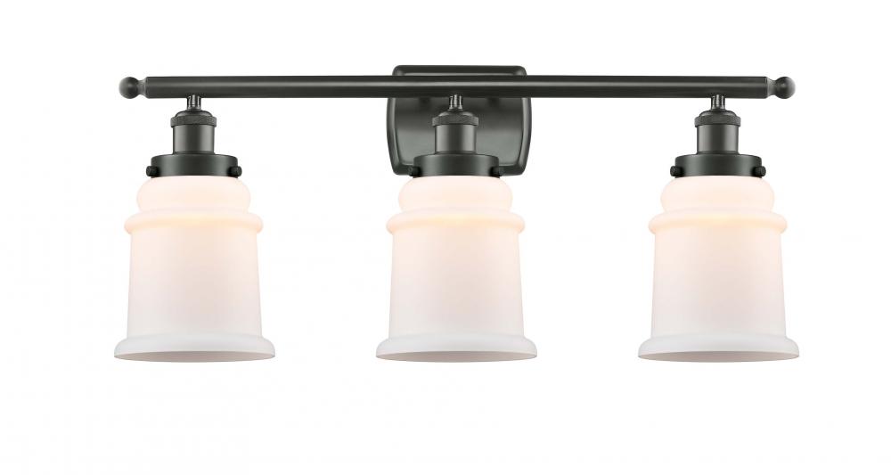 Canton - 3 Light - 26 inch - Oil Rubbed Bronze - Bath Vanity Light