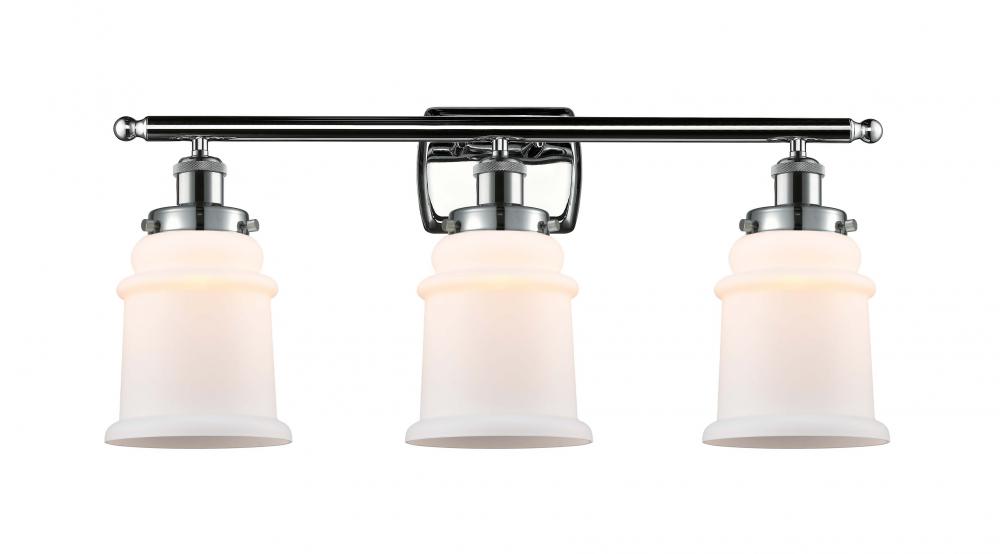 Canton - 3 Light - 26 inch - Polished Chrome - Bath Vanity Light