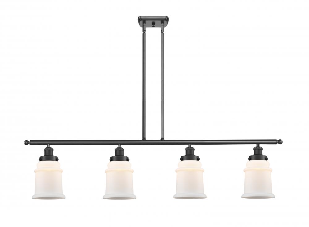 Canton - 4 Light - 48 inch - Matte Black - Stem Hung - Island Light