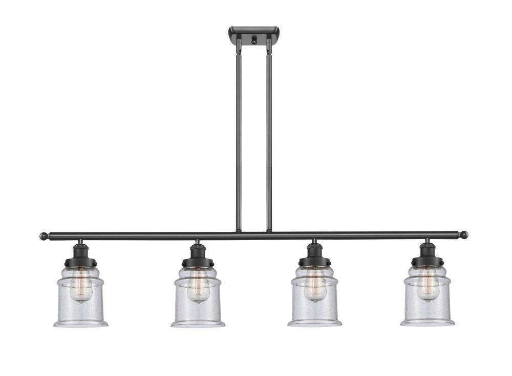 Canton - 4 Light - 48 inch - Matte Black - Stem Hung - Island Light