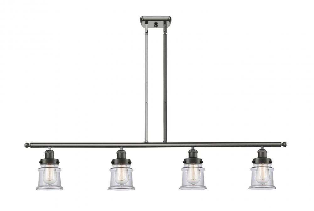 Canton - 4 Light - 48 inch - Oil Rubbed Bronze - Stem Hung - Island Light