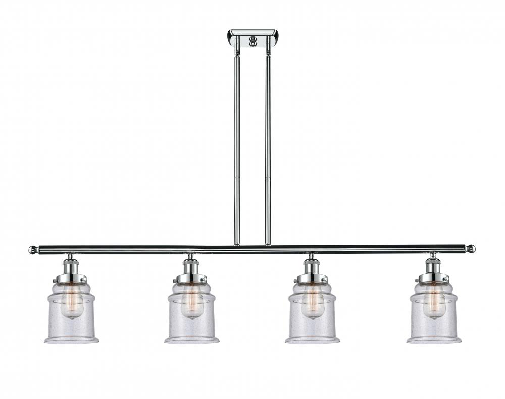 Canton - 4 Light - 48 inch - Polished Chrome - Stem Hung - Island Light