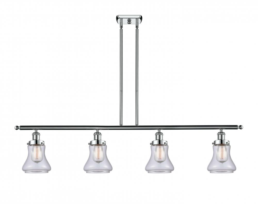 Bellmont - 4 Light - 48 inch - Polished Chrome - Stem Hung - Island Light