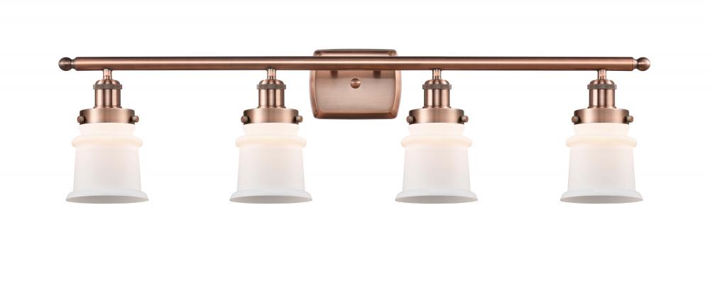 Canton - 4 Light - 36 inch - Antique Copper - Bath Vanity Light