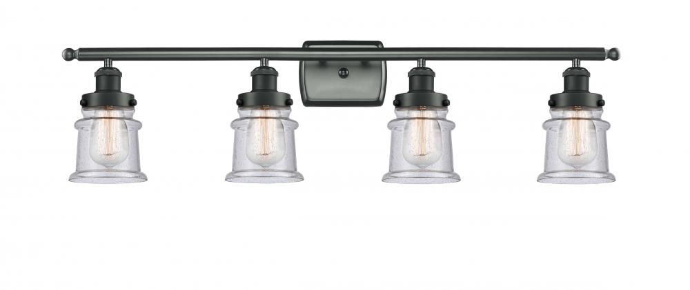 Canton - 4 Light - 36 inch - Matte Black - Bath Vanity Light