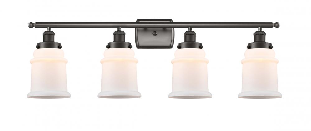 Canton - 4 Light - 36 inch - Oil Rubbed Bronze - Bath Vanity Light