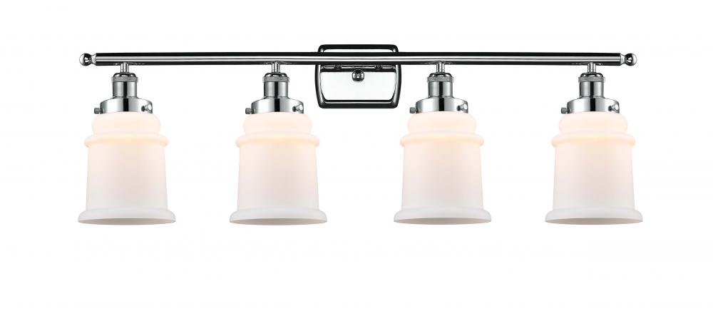 Canton - 4 Light - 36 inch - Polished Chrome - Bath Vanity Light