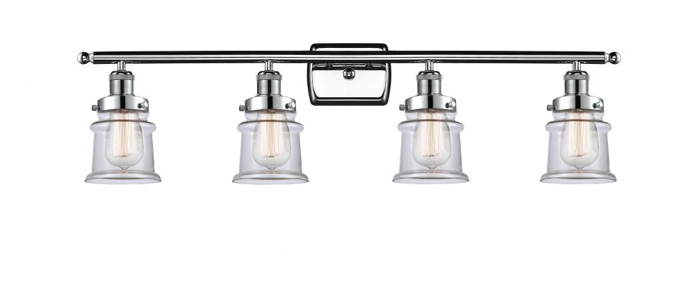 Canton - 4 Light - 36 inch - Polished Chrome - Bath Vanity Light