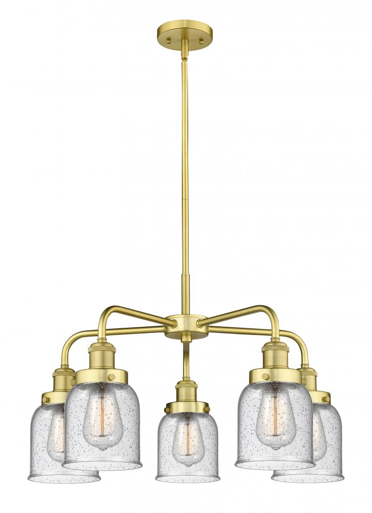 Cone - 5 Light - 24 inch - Satin Gold - Chandelier