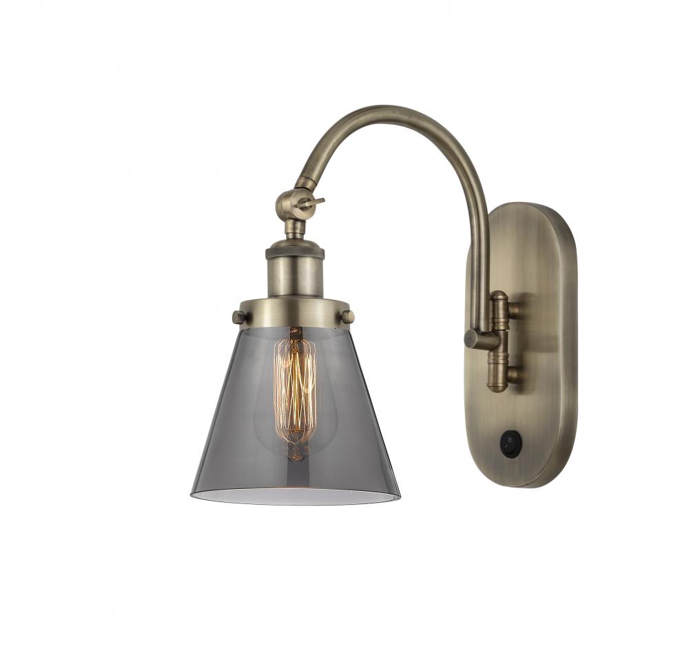 Cone - 1 Light - 6 inch - Antique Brass - Sconce