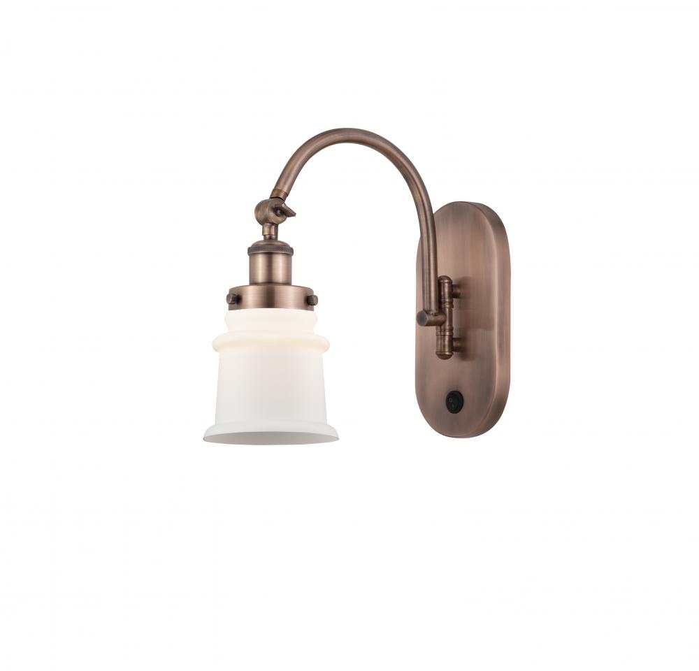 Canton - 1 Light - 7 inch - Antique Copper - Sconce