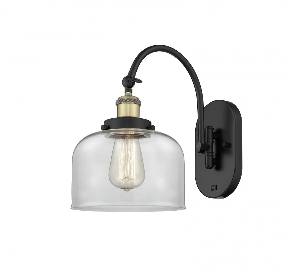 Bell - 1 Light - 8 inch - Black Antique Brass - Sconce