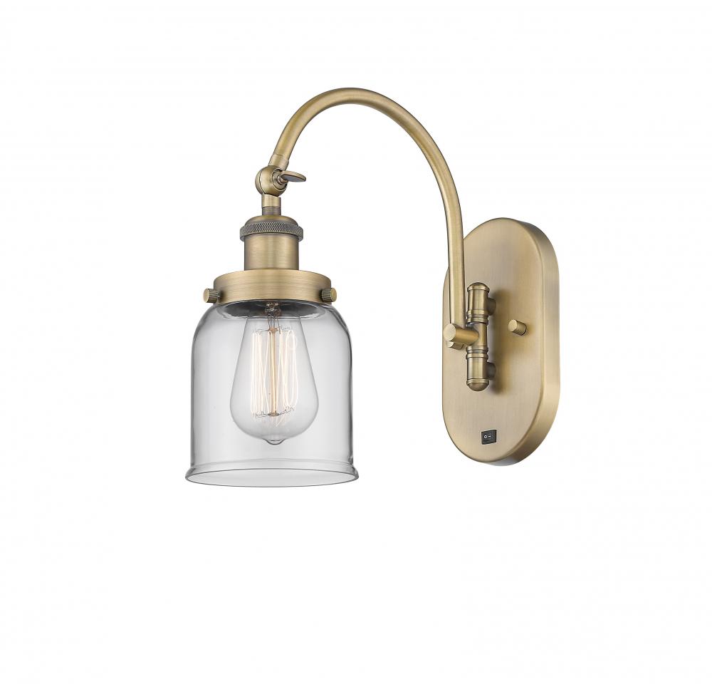 Bell - 1 Light - 5 inch - Brushed Brass - Sconce