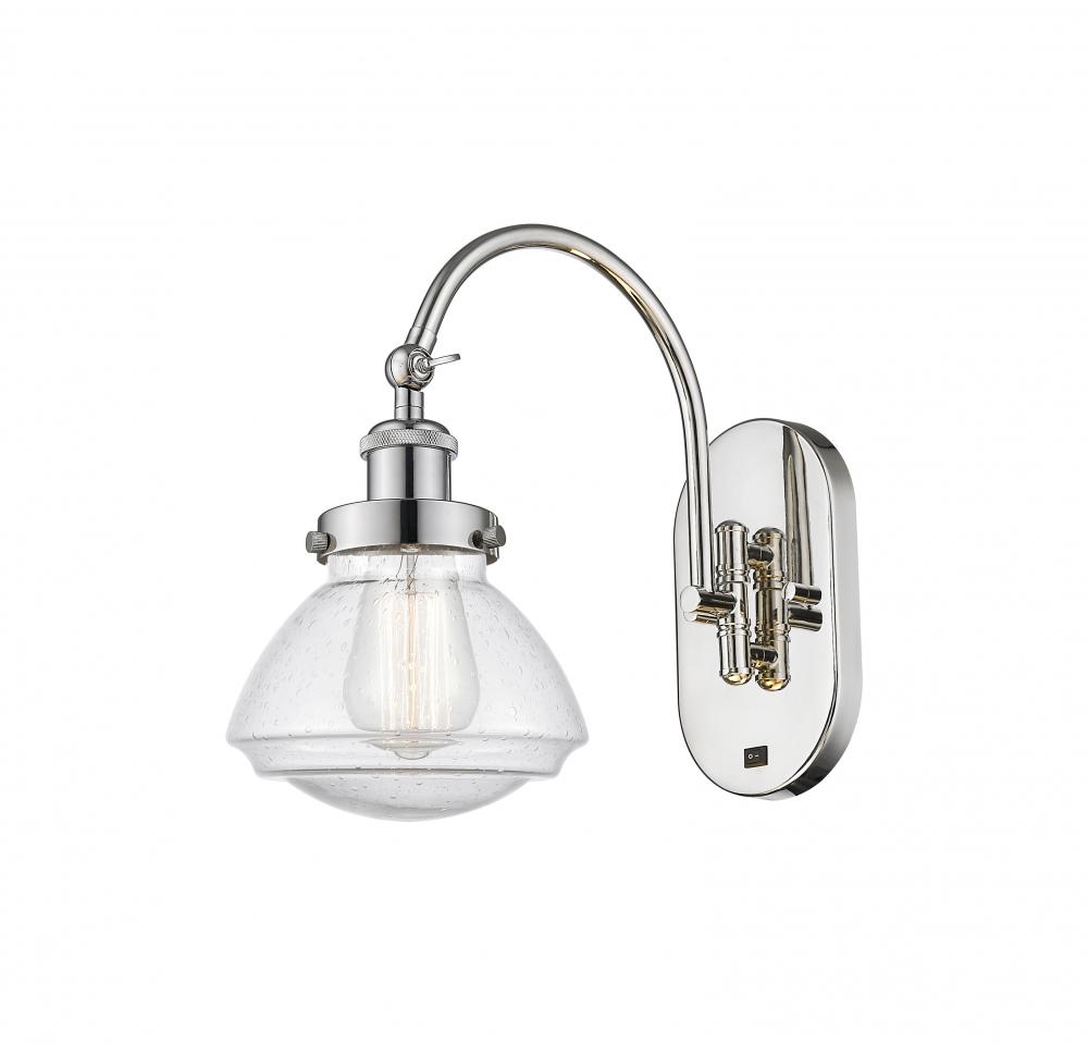 Olean - 1 Light - 7 inch - White Polished Chrome - Sconce
