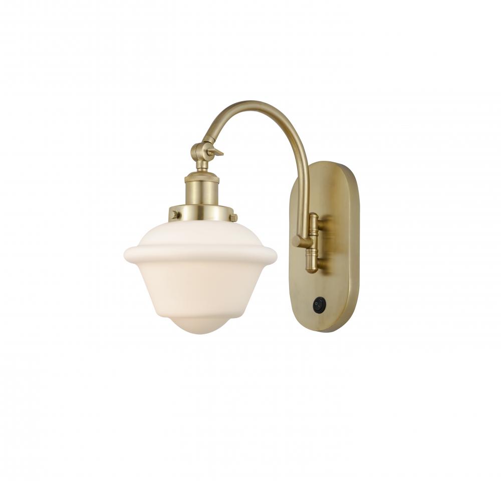 Oxford - 1 Light - 8 inch - Satin Gold - Sconce