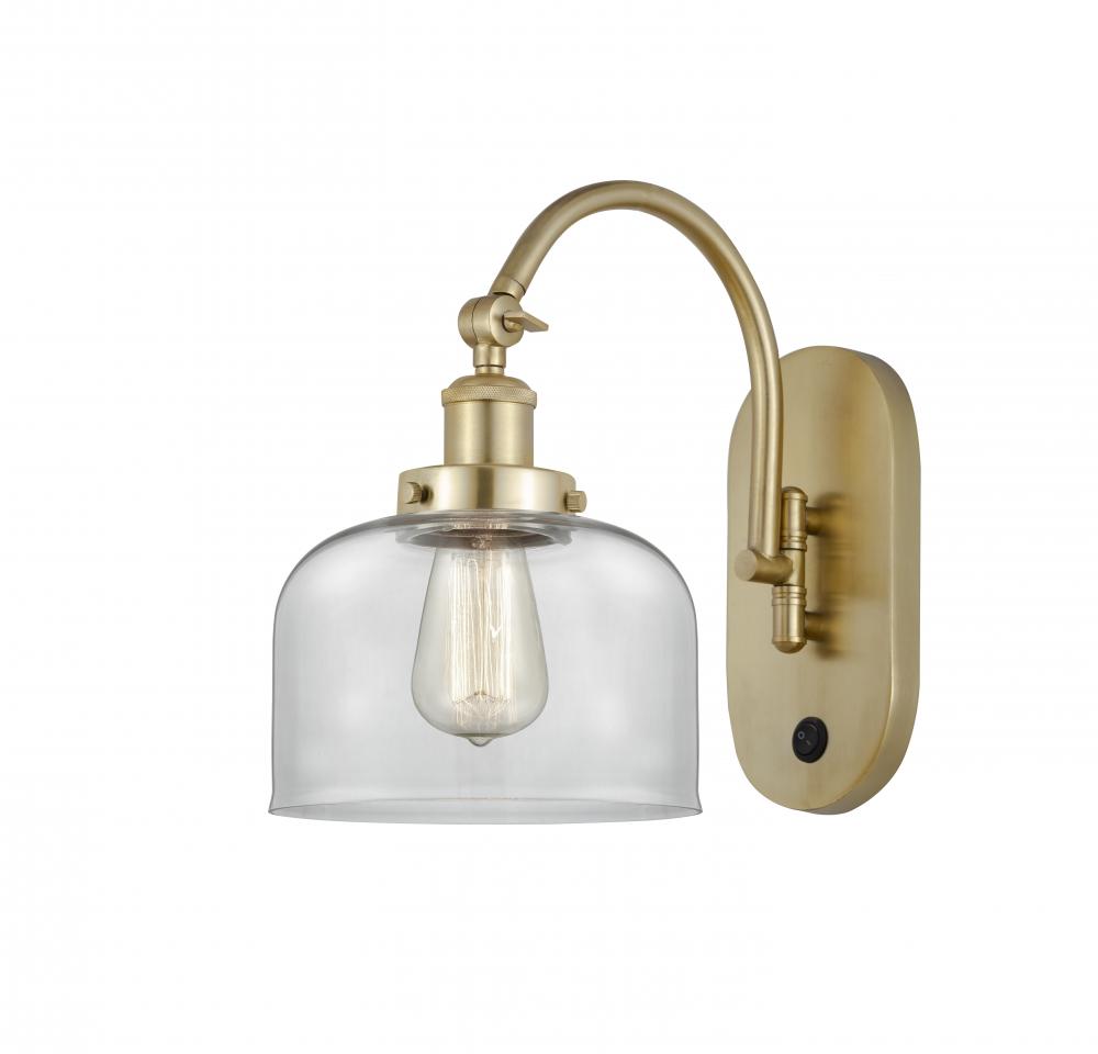 Bell - 1 Light - 8 inch - Satin Gold - Sconce