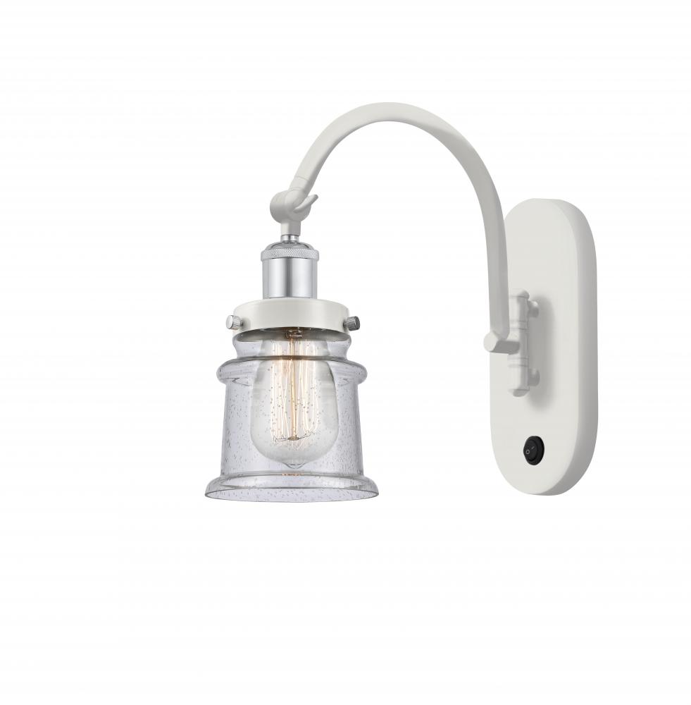 Canton - 1 Light - 7 inch - White Polished Chrome - Sconce