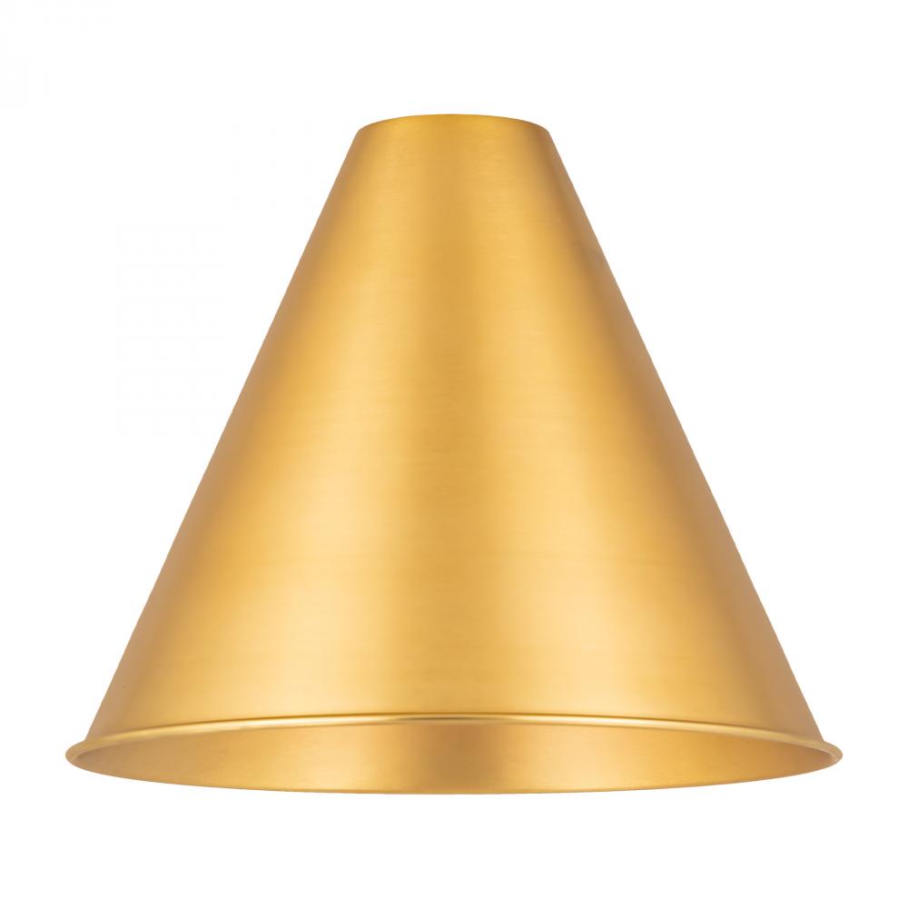 Berkshire Light 16 inch Satin Gold Metal Shade