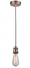 Innovations Lighting 100AC-10BW-1AC - Edison - 1 Light - 2 inch - Antique Copper - Cord hung - Mini Pendant