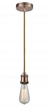 Innovations Lighting 100AC-10CR-1AC - Edison - 1 Light - 2 inch - Antique Copper - Cord hung - Mini Pendant