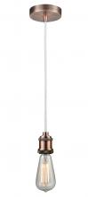 Innovations Lighting 100AC-10W-1AC - Edison - 1 Light - 2 inch - Antique Copper - Cord hung - Mini Pendant