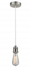 Innovations Lighting 100SN-10W-1SN - Edison - 1 Light - 2 inch - Satin Nickel - Cord hung - Mini Pendant