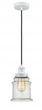 Innovations Lighting 100W-10BK-1H-W-G184 - Edison - 1 Light - 8 inch - White - Cord hung - Mini Pendant