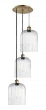 Innovations Lighting 113B-3P-AB-G559-8SDY - Bridal Veil - 3 Light - 12 inch - Antique Brass - Cord Hung - Multi Pendant