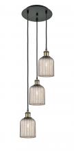 Innovations Lighting 113B-3P-BAB-G559-5ME - Bridal Veil - 3 Light - 12 inch - Black Antique Brass - Cord Hung - Multi Pendant