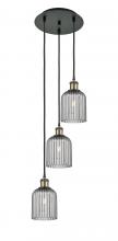 Innovations Lighting 113B-3P-BAB-G559-5SM - Bridal Veil - 3 Light - 12 inch - Black Antique Brass - Cord Hung - Multi Pendant