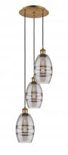 Innovations Lighting 113B-3P-BB-G557-6SM - Vaz - 3 Light - 12 inch - Brushed Brass - Cord hung - Multi Pendant