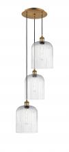 Innovations Lighting 113B-3P-BB-G559-8SDY - Bridal Veil - 3 Light - 12 inch - Brushed Brass - Cord Hung - Multi Pendant