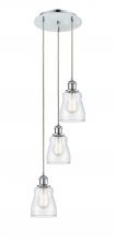 Innovations Lighting 113B-3P-PC-G392 - Ellery - 3 Light - 12 inch - Polished Chrome - Cord Hung - Multi Pendant