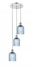 Innovations Lighting 113B-3P-PC-G559-5BL - Bridal Veil - 3 Light - 12 inch - Polished Chrome - Cord Hung - Multi Pendant