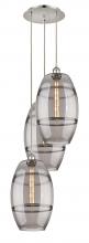 Innovations Lighting 113B-3P-PN-G557-10SM - Vaz - 3 Light - 17 inch - Polished Nickel - Cord hung - Multi Pendant