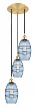 Innovations Lighting 113B-3P-SG-G557-6BL - Vaz - 3 Light - 12 inch - Satin Gold - Cord hung - Multi Pendant