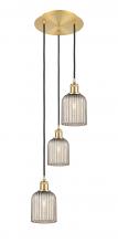 Innovations Lighting 113B-3P-SG-G559-5ME - Bridal Veil - 3 Light - 12 inch - Satin Gold - Cord Hung - Multi Pendant