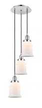 Innovations Lighting 113F-3P-PC-G181 - Canton - 3 Light - 13 inch - Polished Chrome - Cord hung - Multi Pendant