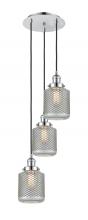 Innovations Lighting 113F-3P-PC-G262 - Stanton - 3 Light - 13 inch - Polished Chrome - Cord hung - Multi Pendant