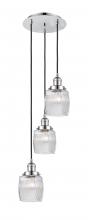 Innovations Lighting 113F-3P-PC-G302 - Colton - 3 Light - 12 inch - Polished Chrome - Cord hung - Multi Pendant