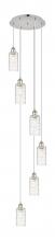 Innovations Lighting 116B-6P-PN-G434-7DE - Crown Point - 6 Light - 16 inch - Polished Nickel - Multi Pendant