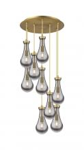 Innovations Lighting 119-451-1P-BB-G451-5SM - Owego - 9 Light - 19 inch - Brushed Brass - Multi Pendant