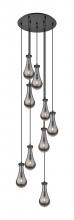 Innovations Lighting 119-451-1P-BK-G451-5SM - Owego - 9 Light - 19 inch - Matte Black - Multi Pendant