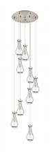 Innovations Lighting 119-451-1P-SN-G451-5CL - Owego - 9 Light - 19 inch - Brushed Satin Nickel - Multi Pendant