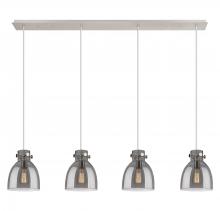 Innovations Lighting 124-410-1PS-PN-G412-8SM - Newton Bell - 4 Light - 52 inch - Polished Nickel - Linear Pendant