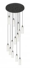 Innovations Lighting 132BK-B-13P-BK-G434-12SDY - Crown Point - 13 Light - 32 inch - Matte Black - Multi Pendant