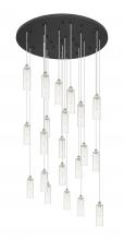 Innovations Lighting 148BK-B-21P-PN-G434-12CL - Crown Point - 21 Light - 48 inch - Polished Nickel - Multi Pendant