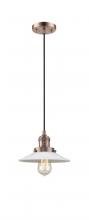 Innovations Lighting 201C-AC-G1 - Halophane - 1 Light - 9 inch - Antique Copper - Cord hung - Mini Pendant